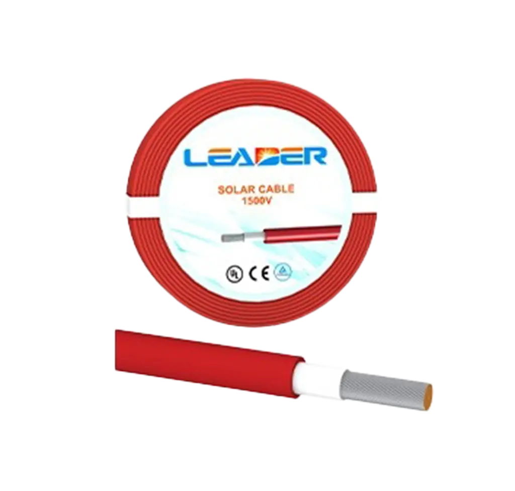 25mm x 1c Leader كيبل دي سي ليدر أحمر