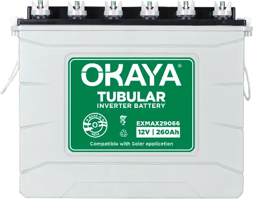 بطاريات اوكايا 260 امبير (ماكس)